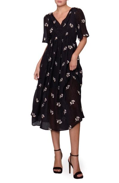 MELLODAY MELLODAY Floral Embroidered Detail Woven Dress