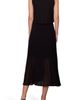 MELLODAY MELLODAY Mixed Media Pinstripe & Chiffon Dress - 2