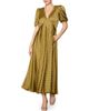 MELLODAY MELLODAY Polka Dot Satin Maxi Dress - 1