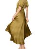 MELLODAY MELLODAY Polka Dot Satin Maxi Dress - 3