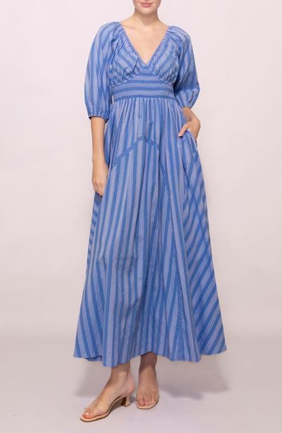 MELLODAY MELLODAY Stripe Maxi Dress