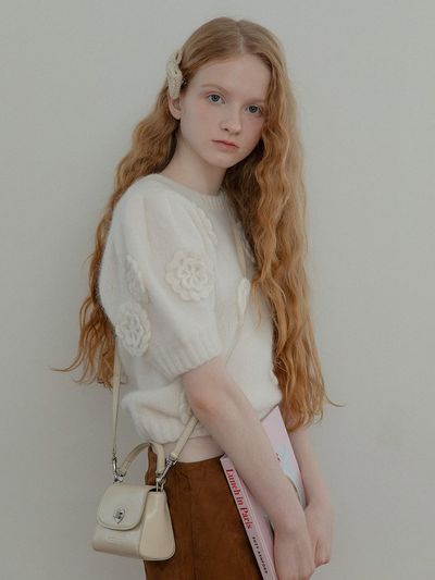 mellotory Heart Lock Mini Bag (Buttery Yellow)