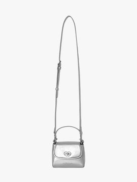 mellotory Heart Lock Mini Bag (Silver)