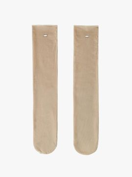 mellotory Velvet Middle Socks (Beige)