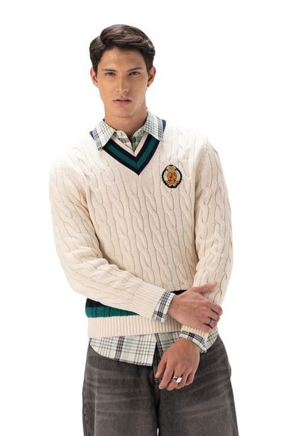 Members Only Members Only Cable Knit Cricket Sweater