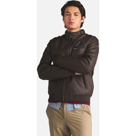 Members Only Members Only Men's Faux Leather Iconic Racer Jacket