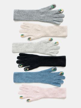 meminn Two Hole Long Touch Finger Gloves