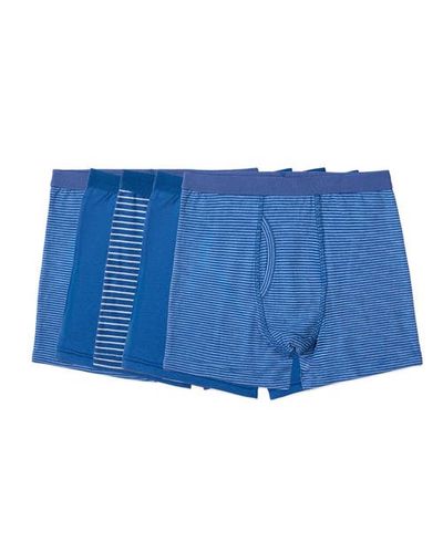 MeMoi MeMoi 5 Pair Out Of The Blue Knit Boxer Briefs