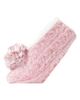 MeMoi MeMoi Cable Chenille Slipper Socks - 1