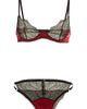 MeMoi MeMoi Chloe Underwire Bra, Bikini & Garter Belt Set - 5