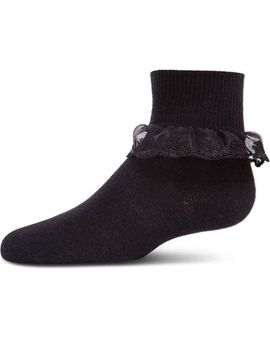 MeMoi MeMoi Classic Lace Ruffle Anklet Socks