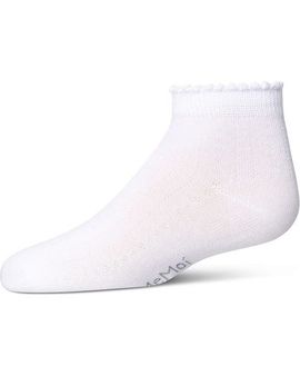 MeMoi MeMoi Ditsy Floral Scalloped Cuff Anklet Sock