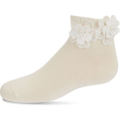 MeMoi MeMoi Dual Flower Anklet Sock