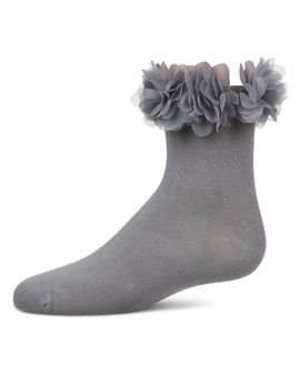 MeMoi MeMoi Floral Halo Anklet Socks