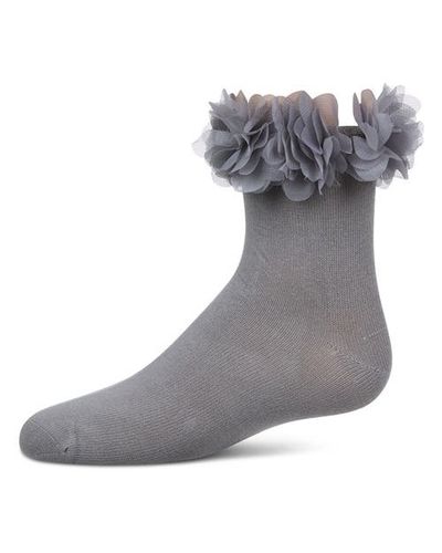MeMoi MeMoi Floral Halo Anklet Socks