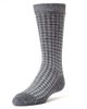 MeMoi MeMoi Houndstooth Mercerized Dress Socks - 1