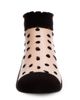 MeMoi MeMoi Kid's Flocked Dot Anklet with Scalloped Cuff - 2