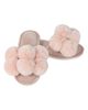 MeMoi MeMoi Luxe Faux Fur Pom Memory Foam Slipper - 3