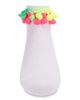 MeMoi MeMoi Neon Multi Pom-Pom Anklet Sock - 2