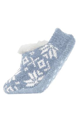 MeMoi MeMoi Nordic Pattern Fleece Lined Slipper Socks