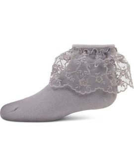 MeMoi MeMoi Petite Floral Lace Anklet Socks