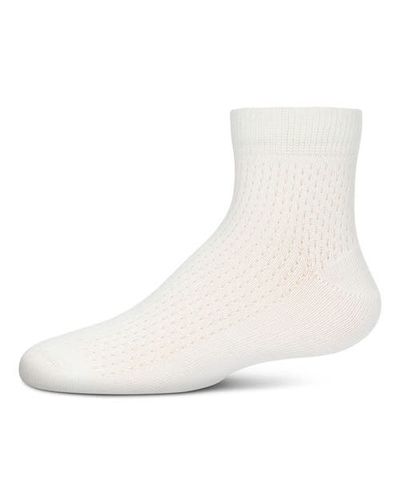 MeMoi MeMoi Pointelle Dot Anklet Socks