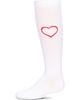 MeMoi MeMoi Puff Paint Heart Knee High Socks - 1