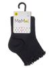 MeMoi MeMoi Ruffled Top Thin Ribbed Anklet Socks - 4
