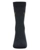 MeMoi MeMoi Stitched M Crest Solid Color Dress Crew Socks - 2