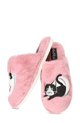 MeMoi MeMoi Teacup Kitty Plush Faux Fur Slipper