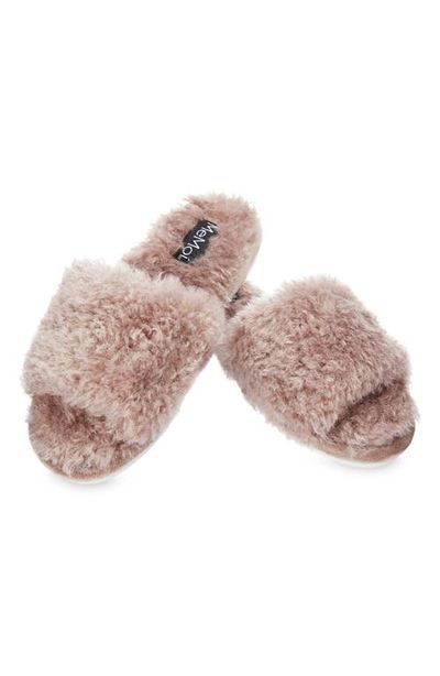 MeMoi MeMoi The Jacqueline Plush Faux Fur Slide Slipper