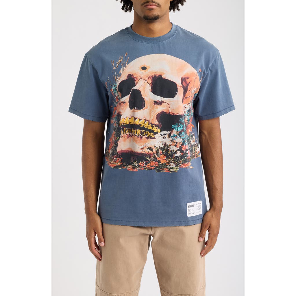 MEMORY LANE MEMORY LANE Bloom Relic Oversize Cotton Graphic T-Shirt