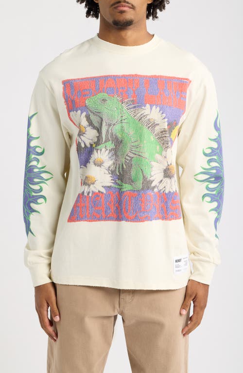 MEMORY LANE MEMORY LANE Iguana Oversize Cotton Graphic T-Shirt