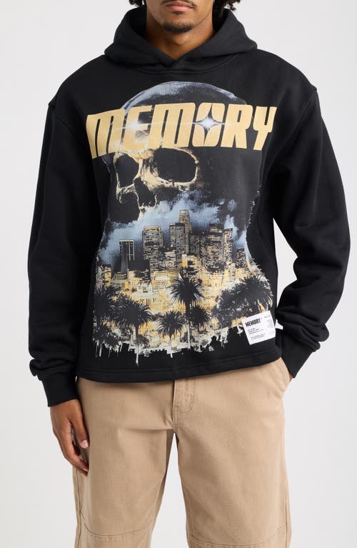 MEMORY LANE MEMORY LANE LA Reaper Oversized Cotton Graphic Hoodie