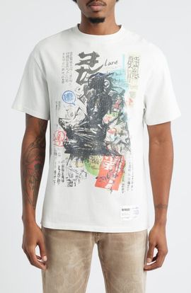 MEMORY LANE MEMORY LANE Ninja Graffiti Graphic T-Shirt
