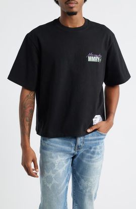 MEMORY LANE MEMORY LANE Oversize Maison Crop Graphic T-Shirt