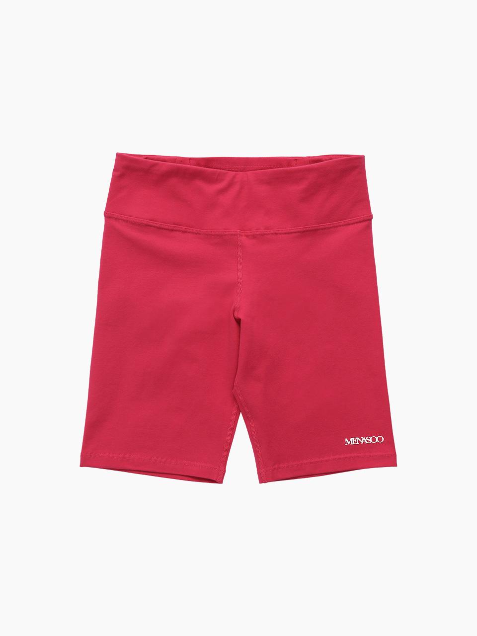MENASOO COTTON CLASSIC BIKER SHORT_PINK