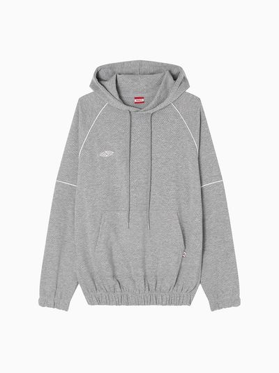 MENASOO Mesh Punching Melange Hoodie