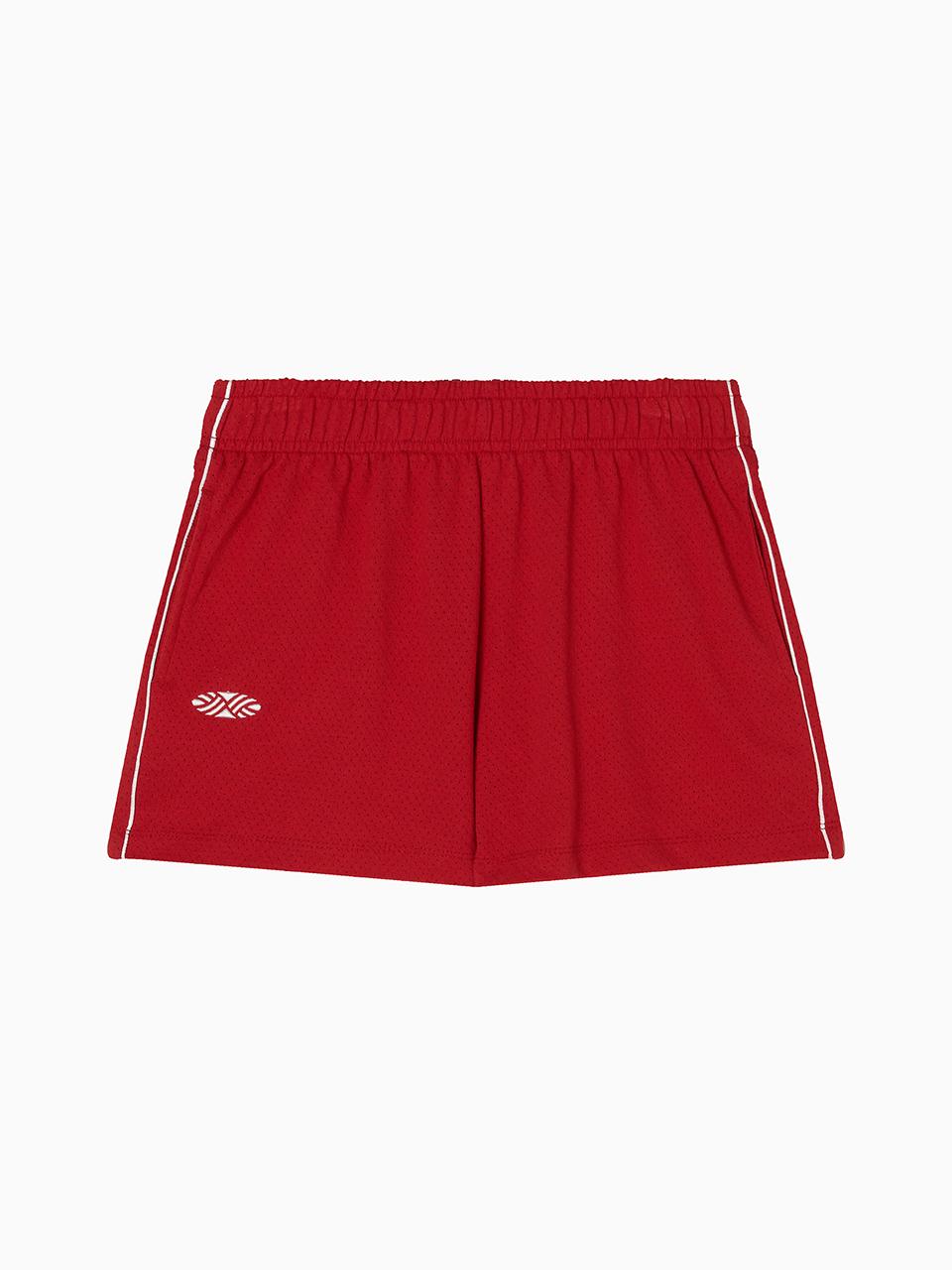 MENASOO Mesh Punching Shorts [Red]