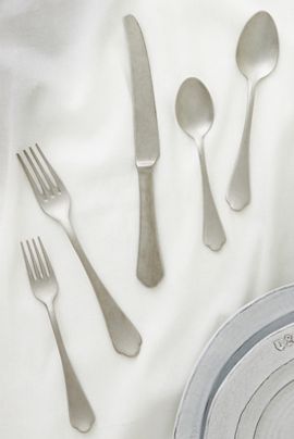 Mepra Dolce Vita Pewter Flatware 5-Piece Place Setting