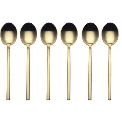 Mepra Mepra Due Ice 6-Piece Coffee Serving Spoon Set