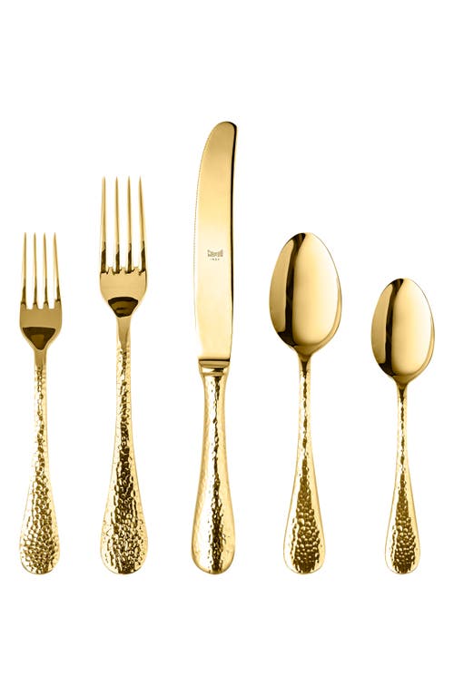 Mepra Mepra Epoque Gold 5-Piece Place Setting