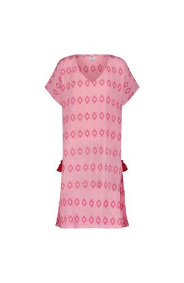 Mer St. Barth Mer St. Barth Capucine Women's Maxi Caftan Rose Embroidery