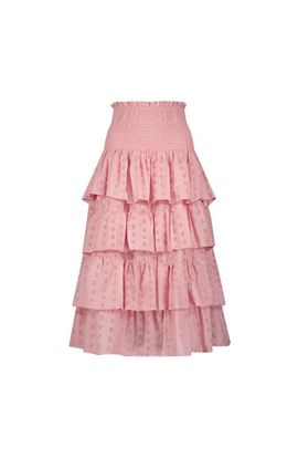 Mer St Barth Mer St Barth Karmin Womens Ruffle Skirt