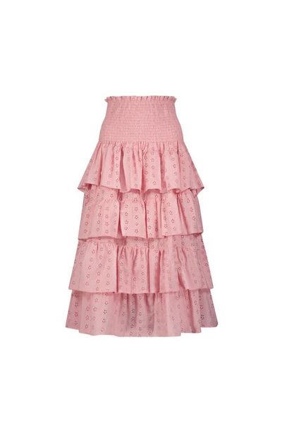 Mer St Barth Mer St Barth Karmin Womens Ruffle Skirt