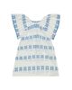 Mer St. Barth Mer St. Barth Mini Capucine Girl's Coverup Blue Embroidery - 1