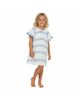 Mer St. Barth Mer St. Barth Mini Capucine Girl's Coverup Blue Embroidery - 2
