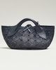 Mercedes Salazar Mini Raffia Crab Bag - 2