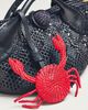 Mercedes Salazar Mini Raffia Crab Bag - 3