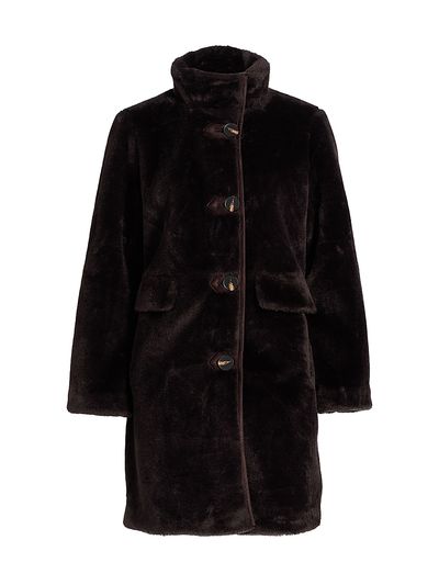 Mercer Collective Women's Faux-Fur Long Coat